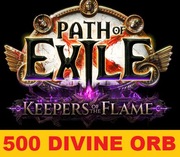 POE1 NOWA LIGA KEEPERS STANDARD 500 DIVINE ORB PATH OF EXILE 1 ORBY @24/7