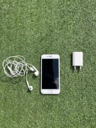 Iphone 7 pudrowy róż kostka + słuchawki zestaw 
