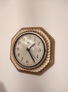 Stary porcelanowy zegar wiszący Meister