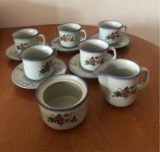 Zestaw do kawy Tułowice , lata 60 te PRL