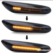 Kierunkowskazy Boczne LED Czarne BMW E46 Komplet