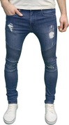 spodnie męskie Stone Edge BIKER Super Skinny Stretch Fit HARLEY W28