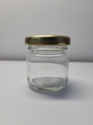 szklany słoiczek do miodu świeczki