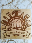 Ozdoba/prezent dla majsterkowicza sklejka 3mm(personalizacja)