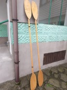 Drewniane wiosła do kajaku, łódki. Stan bdb.