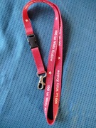 Smycz pamiątkowa z okazji 100 lecia Wisły Kraków.