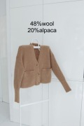 MUNTHE 48%wełna 20%alpaka bez wad M/L