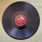 Przedwojenna angielska płyta gramofonowa His Master's Voice