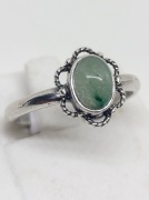 Pierścionek srebrny 925 chalcedon rozmiar 14