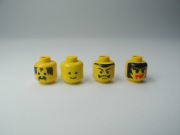 LEGO - Zestaw 4 główek Castle