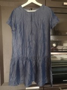 Granatowa sukienka na codzień rozmiar XL