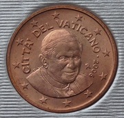 WATYKAN 2006 5 CENTÓW UNC !!!!!!!!!!