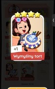 Monopoly go karta Wymyślny tort 4* set 15 naklejka