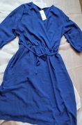 Piękna granatowa sukienka rozmiar 46