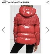 Pinko kurtka nowa z metkami błyszcząca caban