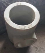 Trójnik trzykielichowy redukcyjny 75x50x75 mm PP-R PLASTBOR TRR755075