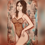 Obrazy na płótnie  ręcznie malowane 