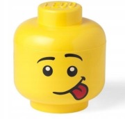 LEGO Pojemnik Głowa Mała Silly Język Rozmiar S