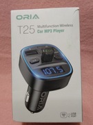 Oria Transmiter FM Bluetooth 5.3 USB 2.4A LED Głośnomówiący SD AUX