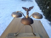 Stare dzwonki mosiężne do uprzęży końskiej. Janczary.