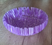 Designerska miska voronoi na owoce