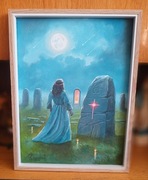 "OPOWIEŚĆ ZE SNU"- OBRAZ OLEJNY NA PŁÓTNIE 44x34