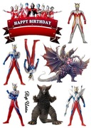 Wydruk cukrowy A4 premium włoski papier Modecor Ultraman 