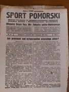 Sport  Pomorski czasopismo 1925 Bydgoszcz 