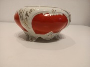 Ozdobna porcelanowa bomboniera (bez pokrywki)