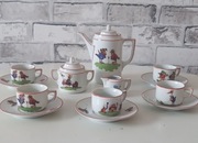 Dziecięca porcelana w stylu retro