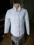 Tommy Hilfiger damska kurtka M biała lekka puchowa przejściowa pikowana