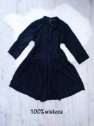 sukienka, rozm. XS, gładka, casual, minimalizm, oversize, alternative