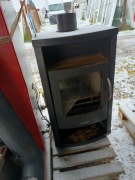 Piec koza metalowy szamotowy 