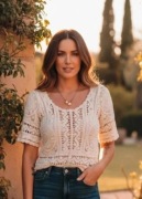 Bluzka szydełkowa NOWA 