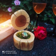 Drewniana szkatułka