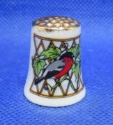 Naparstek Kolekcjonerski Porcelanowy - Ptaszki Wiosna 