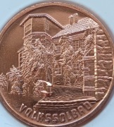 Medal , NRD 1200 Lat miasta BAD SALZUNGEN 775-1975 , 40 mm 