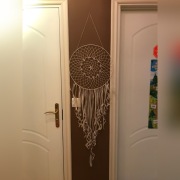 Łapacz snów 40 cm duży dla niej prezent handmade