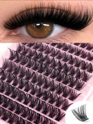 Sztuczne rzęsy 120 szt. 8–16 mm 10 rzędów / pojedyncze 
