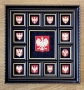 Historia Polski Orłami Oddana w ramie 