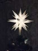 Gwiazda Morawska z oświetleniem LED.