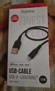 Hama kabel usb lighting 1.5m