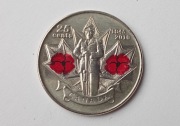 Kanada 25 cents 2010r. - 65. rocznica zakończenia II Wojny Światowej