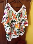 Bluza plus size, bawełniana.