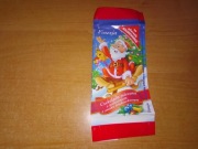 Fazer Finezja czekolada mleczna świąteczna 2005 puste opakowanie