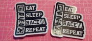 EAT SLEEP RACE MOTOCROSS BIKE NAKLEJKA STICKERS