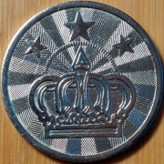 Korona 2x (żeton) 25mm