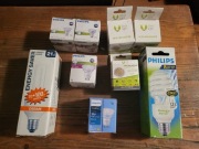 Zestaw 9 szt żarówek Diod LED świetlówek  Philips  Osram