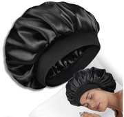 Satynowy czepek do spania do ochrony włosów, fryzury Nowy