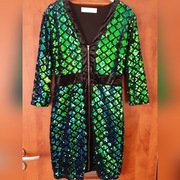 PIĘKNA CEKINOWA SUKIENKA 